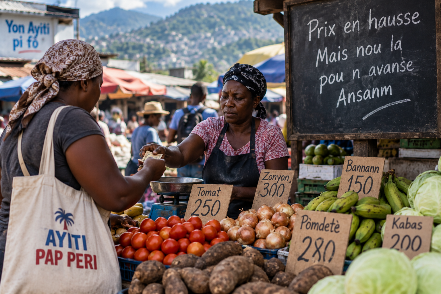 Haïti : l’inflation ralentit à 17,5 %, mais les prix alimentaires restent élevés