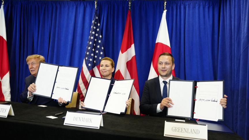 Arctique : les États-Unis, le Danemark et le Groenland scellent un accord stratégique de sécurité