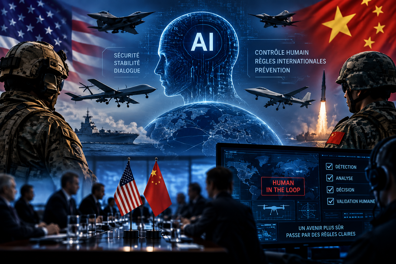 IA militaire : Washington et Pékin appelés à s'inspirer du contrôle nucléaire