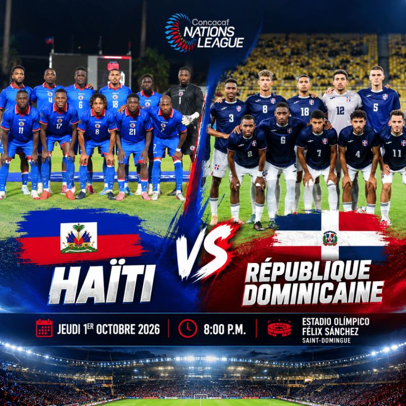 Haïti–République dominicaine : plus qu’un match de football, un rendez-vous historique sur une île, deux nations