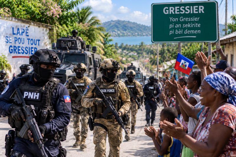 Aucun des 103 “Zombies” n’est aperçu : à Gressier, la Task Force et la PNH gagnent les applaudissements de la population